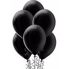 Black Balloons (Pack of 20)