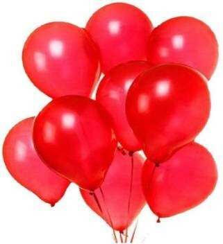 Red Metallic Balloons (Pack of 20)