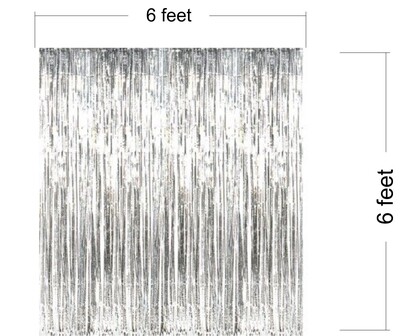 Silver Foil Curtains