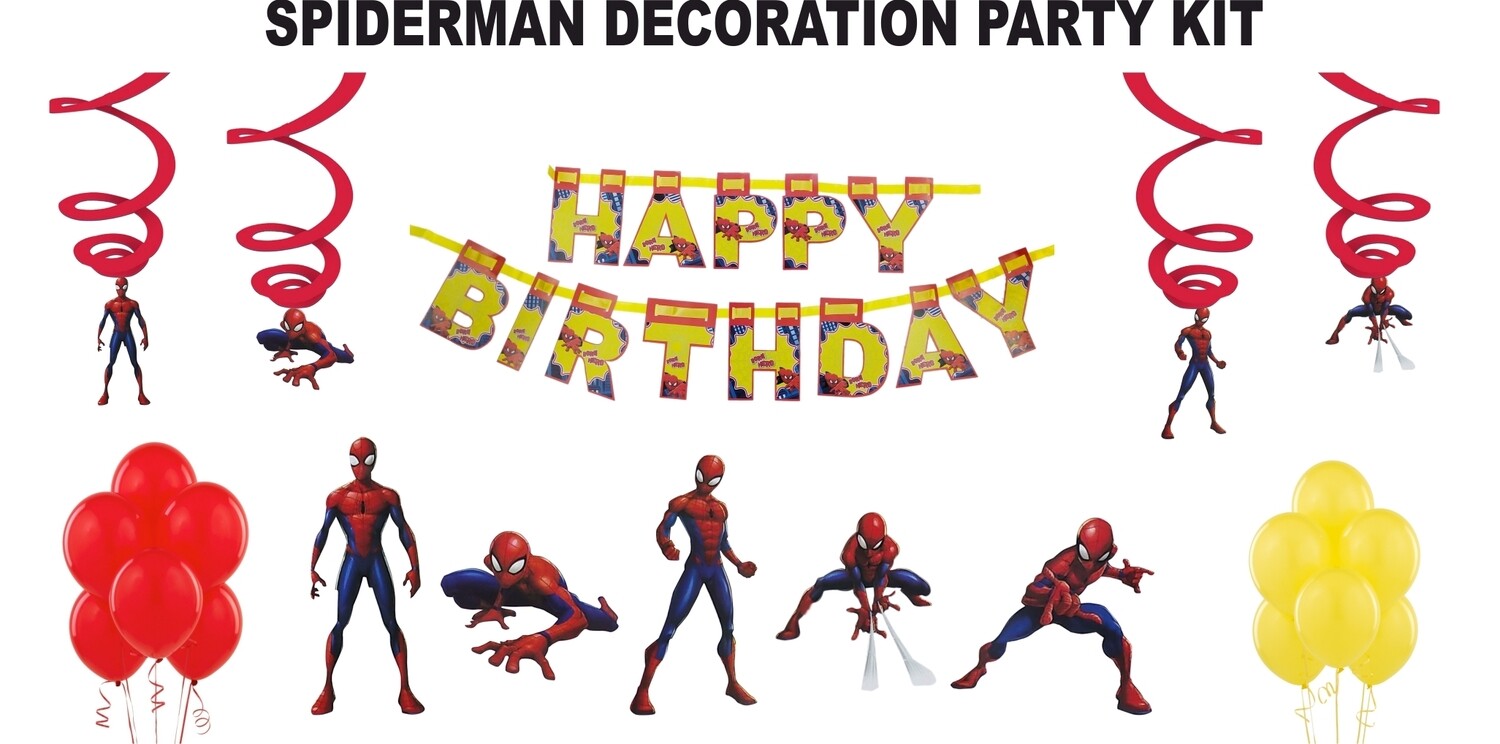 Untumble Spiderman Birthday Party Pack