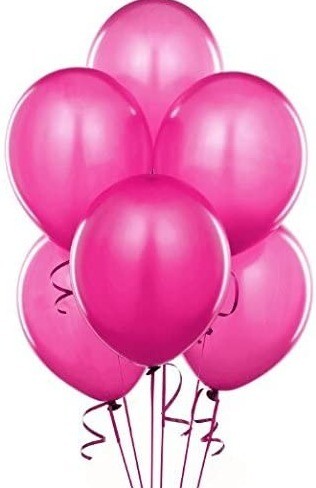 Pink Metallic Balloons (Pack of 20)