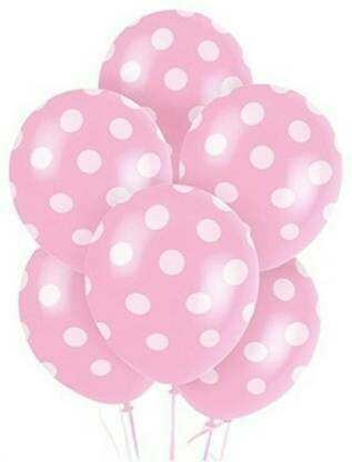 Pink Polka Balloons (Pack of 20)