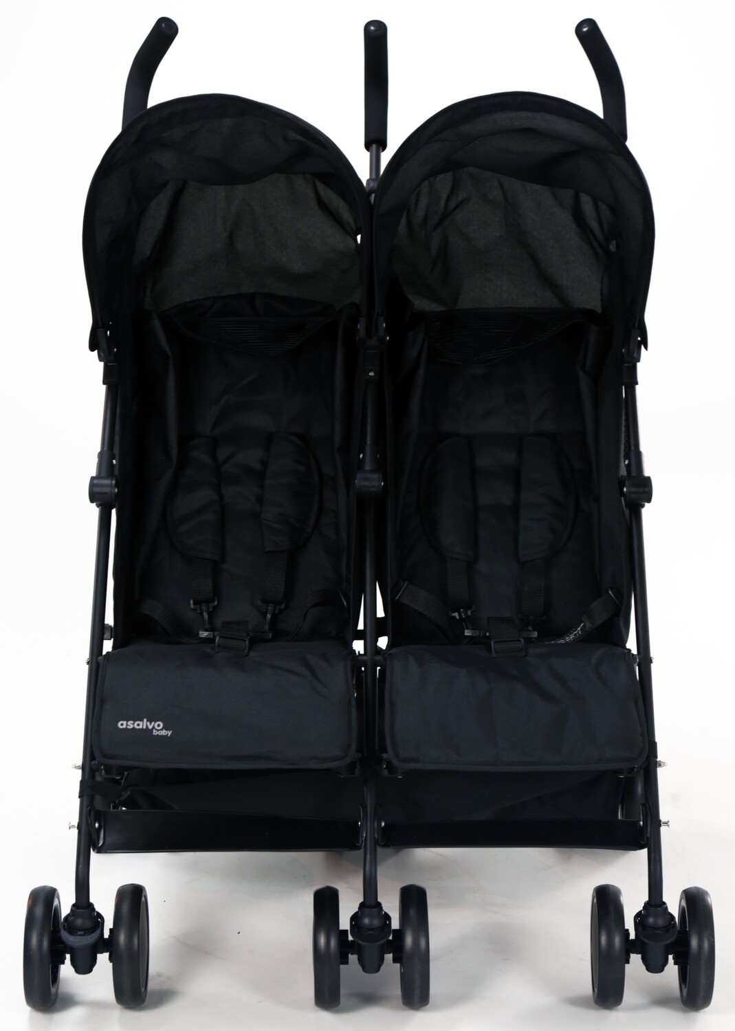 River Double Stroller for Twin Babies - Black