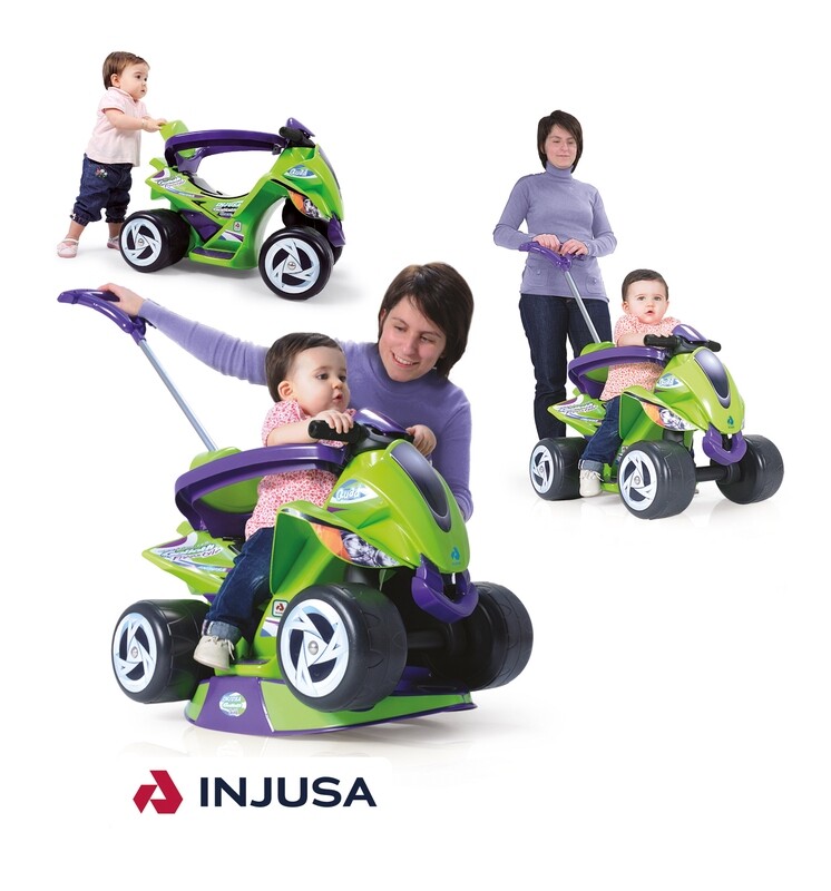 INJUSA Quad Goliath Push Toy Ride On for Kids (Ideal Age 10 Month &amp; Above)