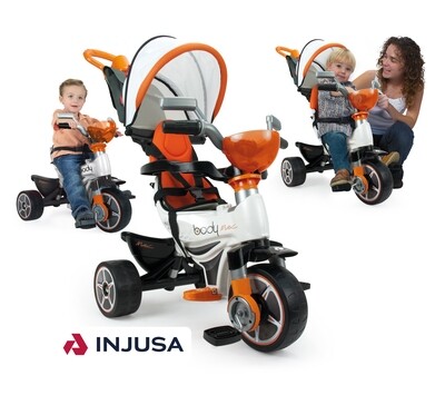 INJUSA Body Max Denim Tricycle for Kids / Babies with Padel Control of Direction (Ideal Age 10 Month & Above)