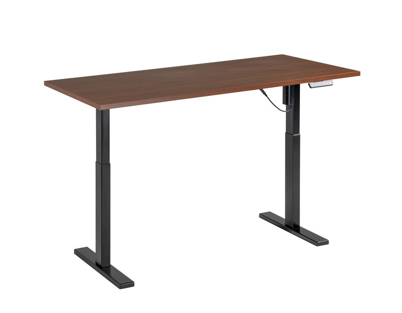 ERGOMATE Height and Width Adjustable Motorized Sit Stand Desk Frame (Single Motor) with Advance Controller