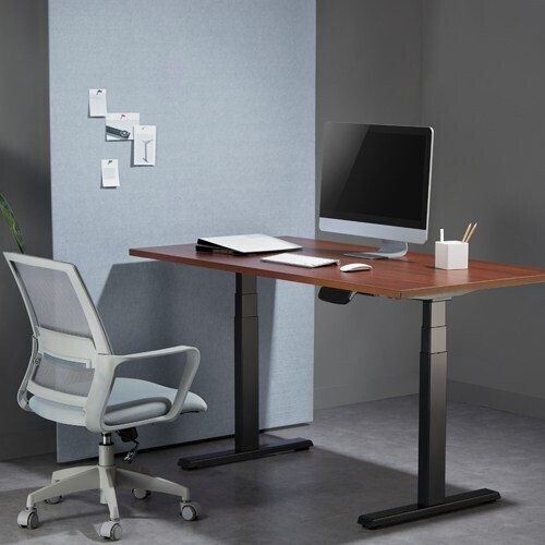 LUMI Motorized Sit & Stand Height Adjustable Desk Frame (Dual Motor) with Width Adjustable Option - Work from Home Solution