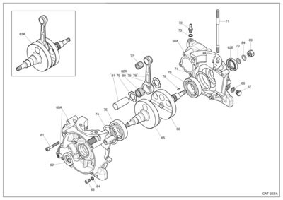 Crankcase and Crankshaft