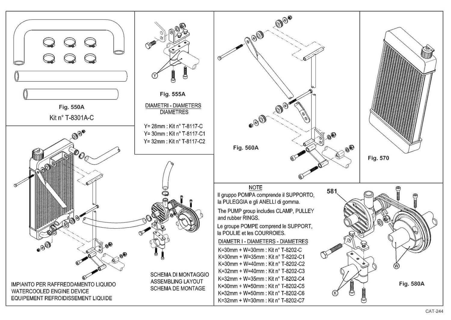 581) IAME Water Pump