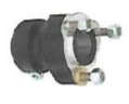 DR Rear Wheel Hub 30 x 75 Black