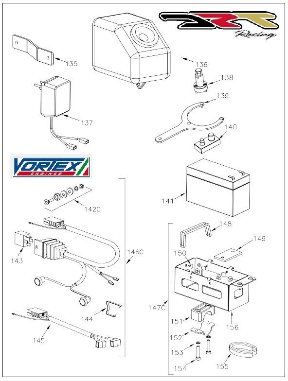 151) Mini Rok Couple Of Nylon Brackets D. 28