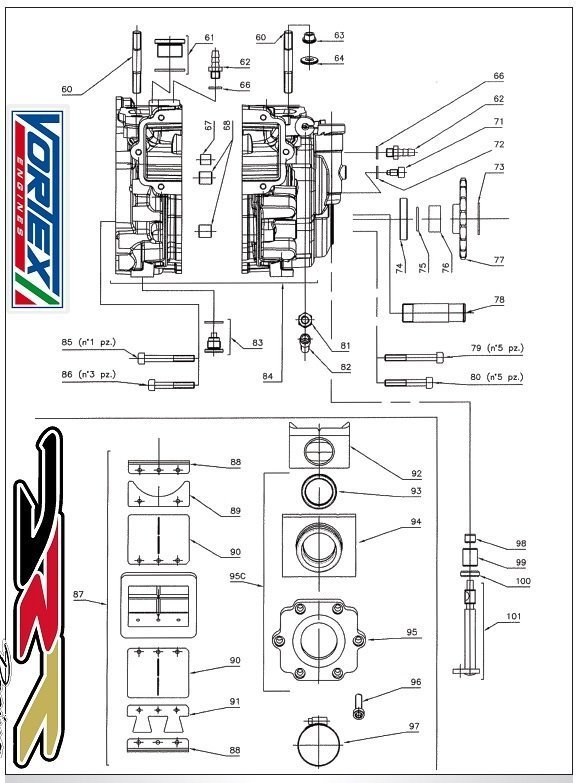 92) Reed Valve Pyramid Internal Conveyor