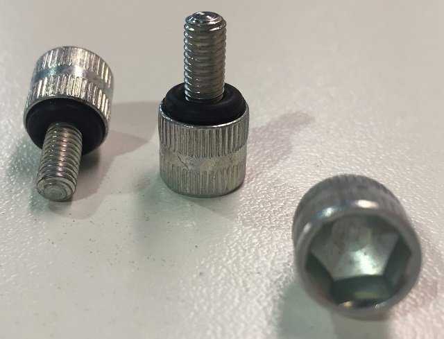 Steel 5mm Bead Lock Screw with O-Ring (Sold Separately)