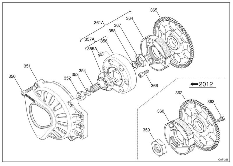 365) Starter Wheel Z70 X30 &#39;13