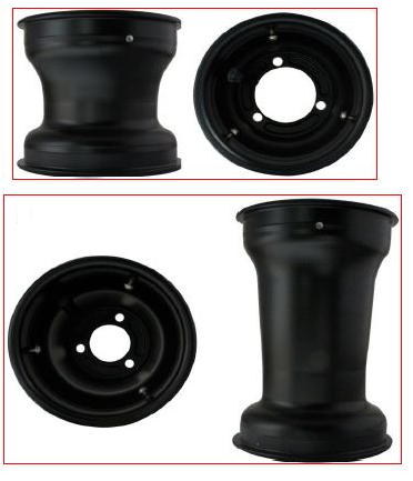 DR Magnesium Rim Set (2) H130 &amp; (2) H210 Solid Wheels
