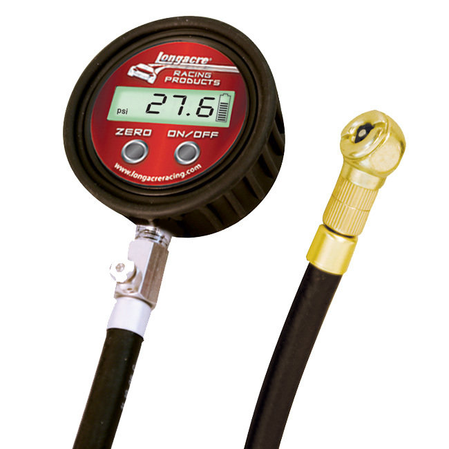 Longacre Digital Tire Gauge 2 1/2&quot; Display 0-60 PSI