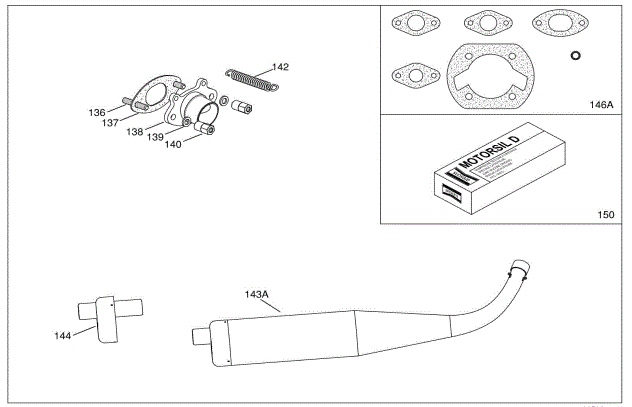 138) Exhaust Manifold Mini-SW