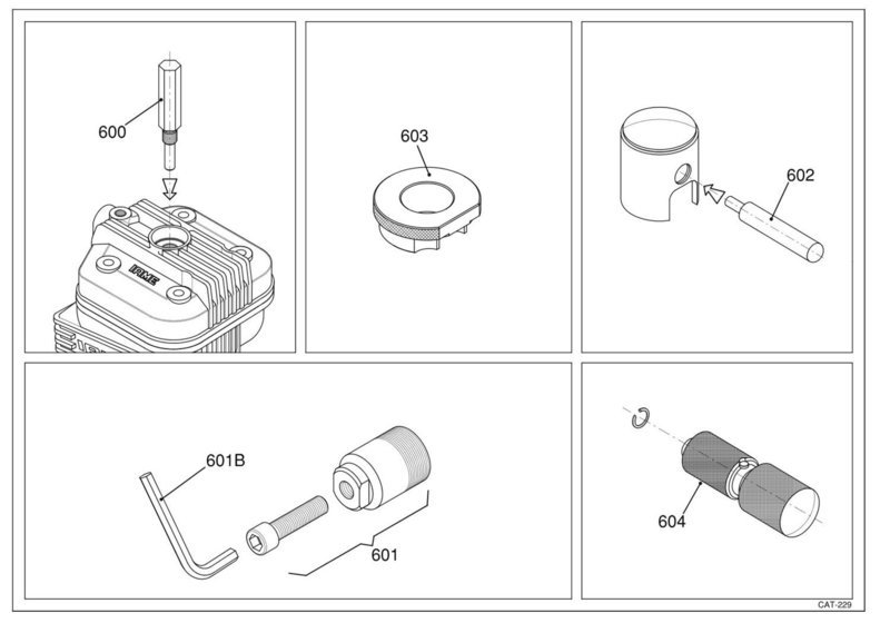 603) Starter Drive Wheel Hold Tool
