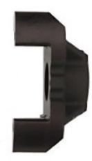 7) DR V08 Right Half Caliper W/Ear Black