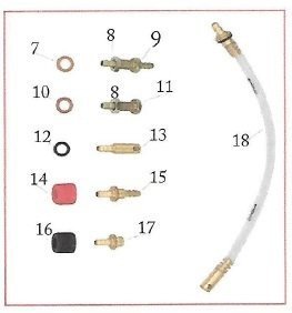 8) DR Fuel Tank Nut for Fitting