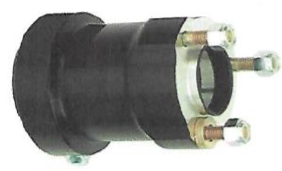 DR Rear Wheel Hub 40 x 105 Black CO