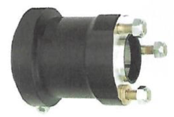 DR Rear Wheel Hub 40 x 75 Black