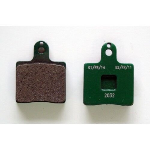 10) DR V05 Front Green Brake Pads Duralcan (Pair)