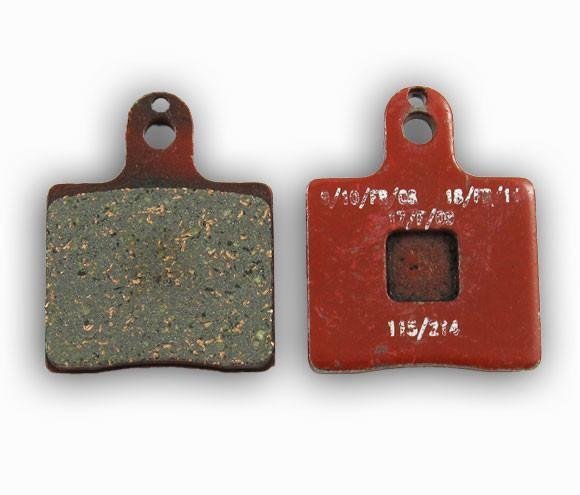 10) DR V05 Front Red Brake Pads Iron (Pair)