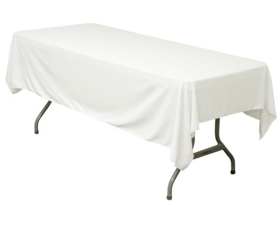 Banquet Table White 52&quot; x 114&quot;