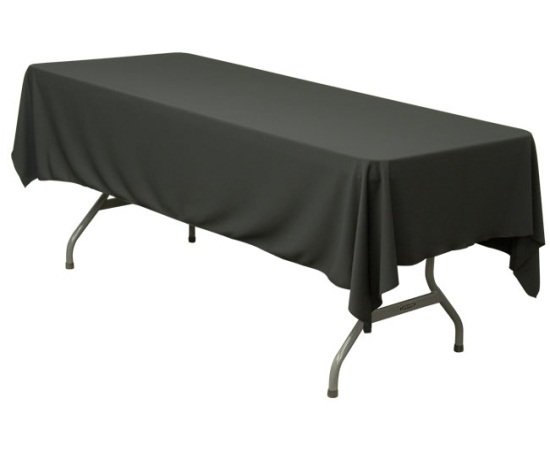 Banquet Table Black 52&quot; x 114&quot;