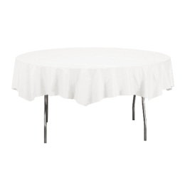 Round Banquet Table White 85&quot; x 85&quot;