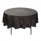 Round Banquet Table Black 85&quot; x 85&quot;