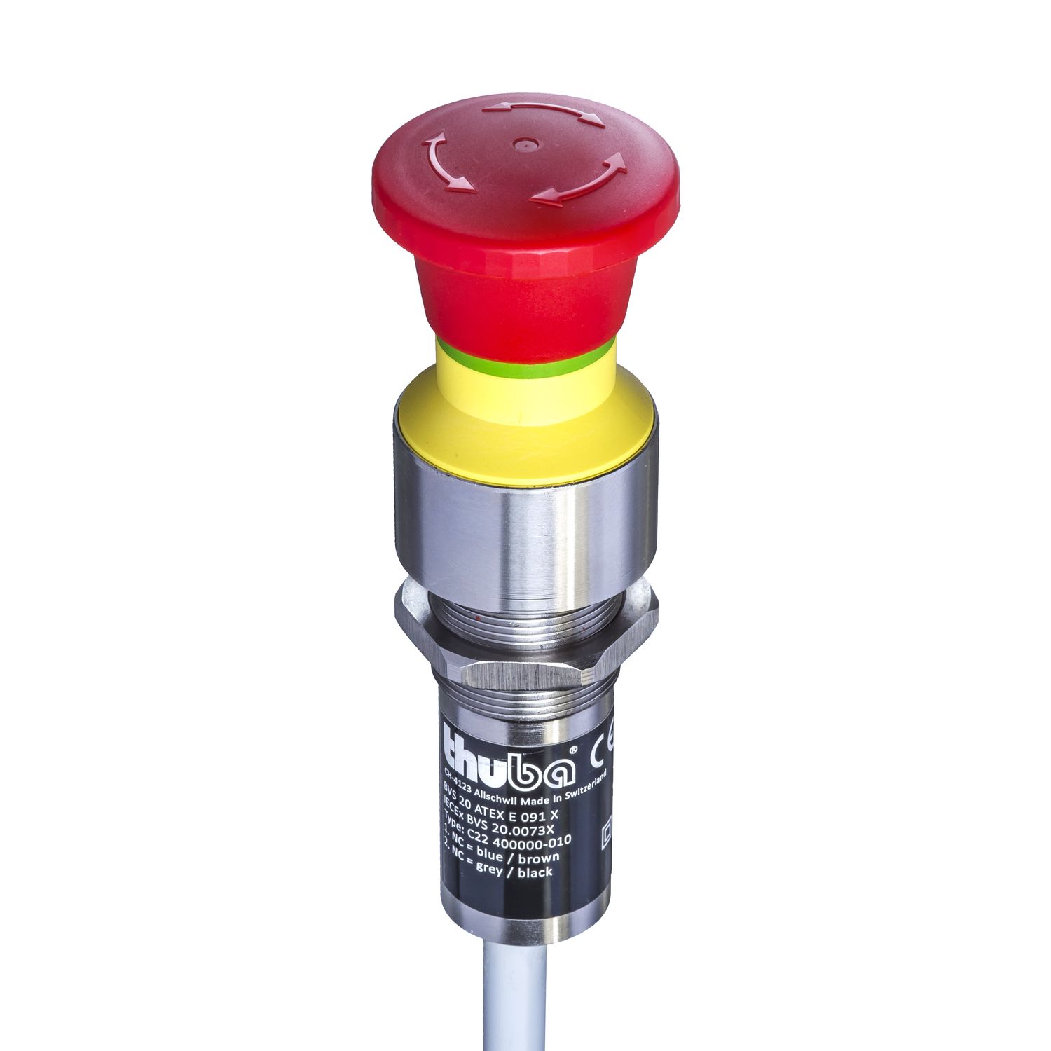 Emergency off button, cable 5 m