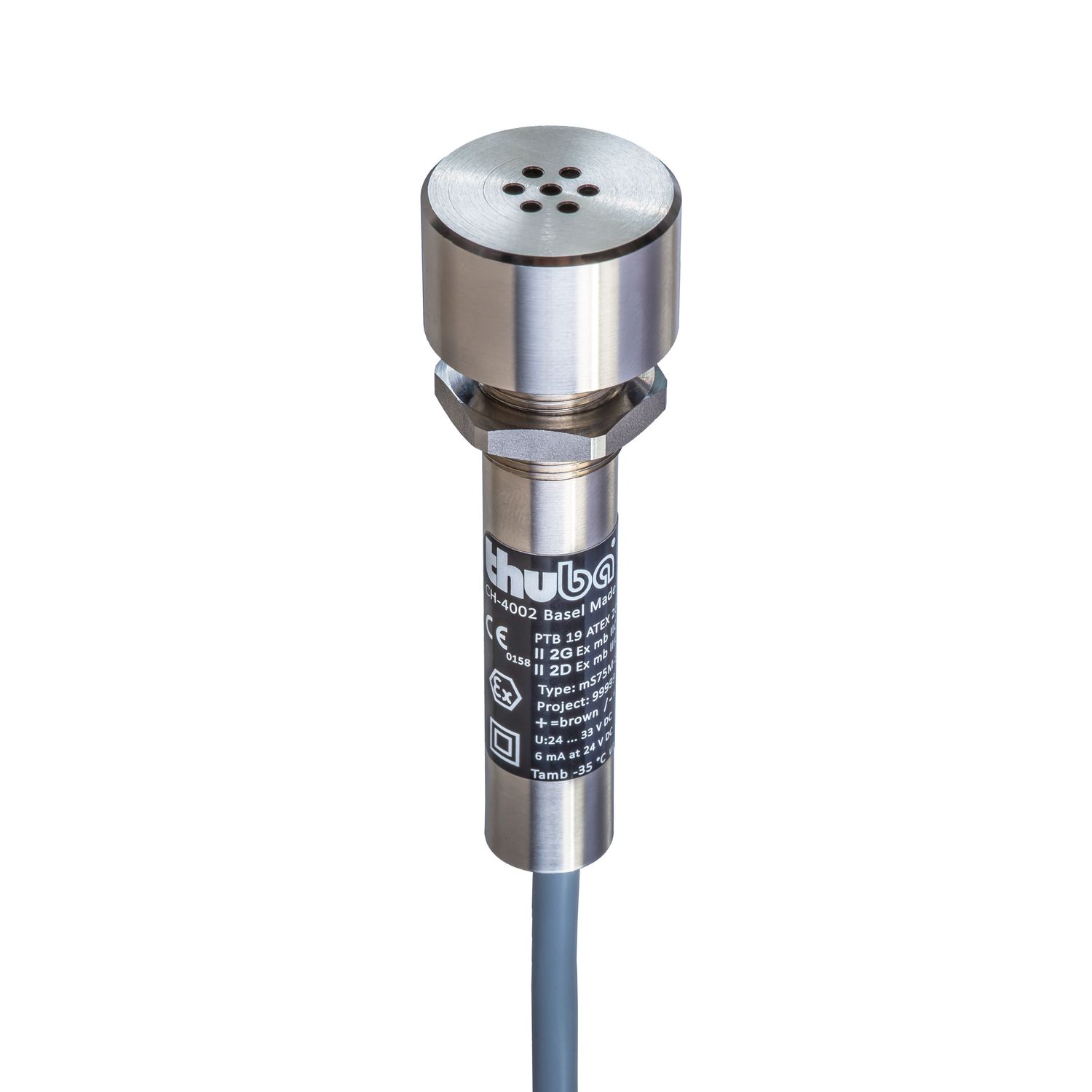 Acoustic signal transmitter, 5m cable