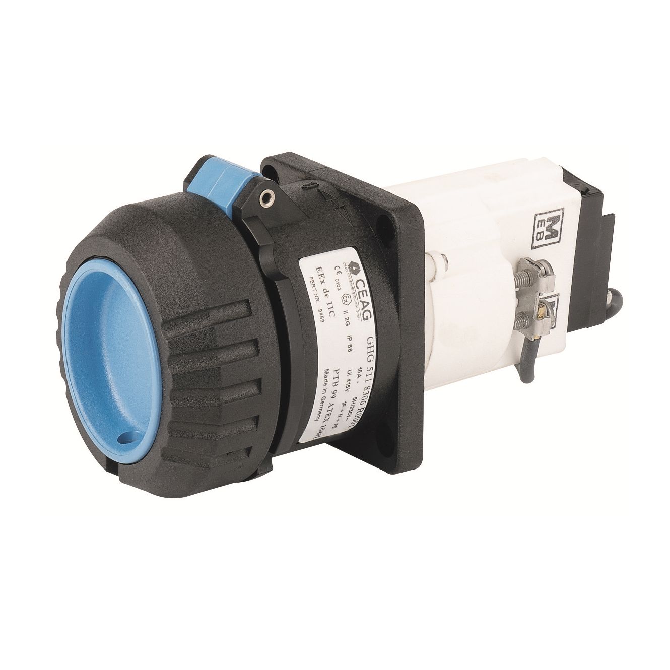 Ex-Panel mount socket 16 A
