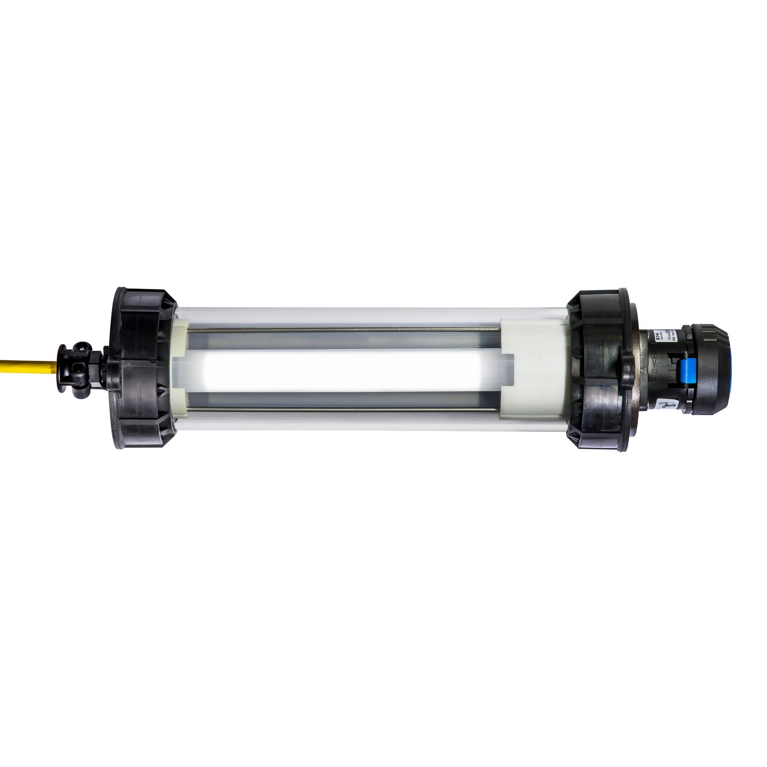 Explosion-proof LED tube light fitting TL 100S de 45 666, 3 × 15 W (45 W), 794 mm, 12–50 V AC/DC