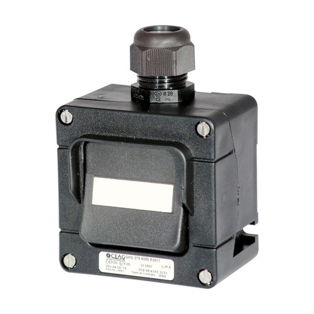 Ex-Changeover Switch, Wiring Diagram 3, 1-Pole, SZ