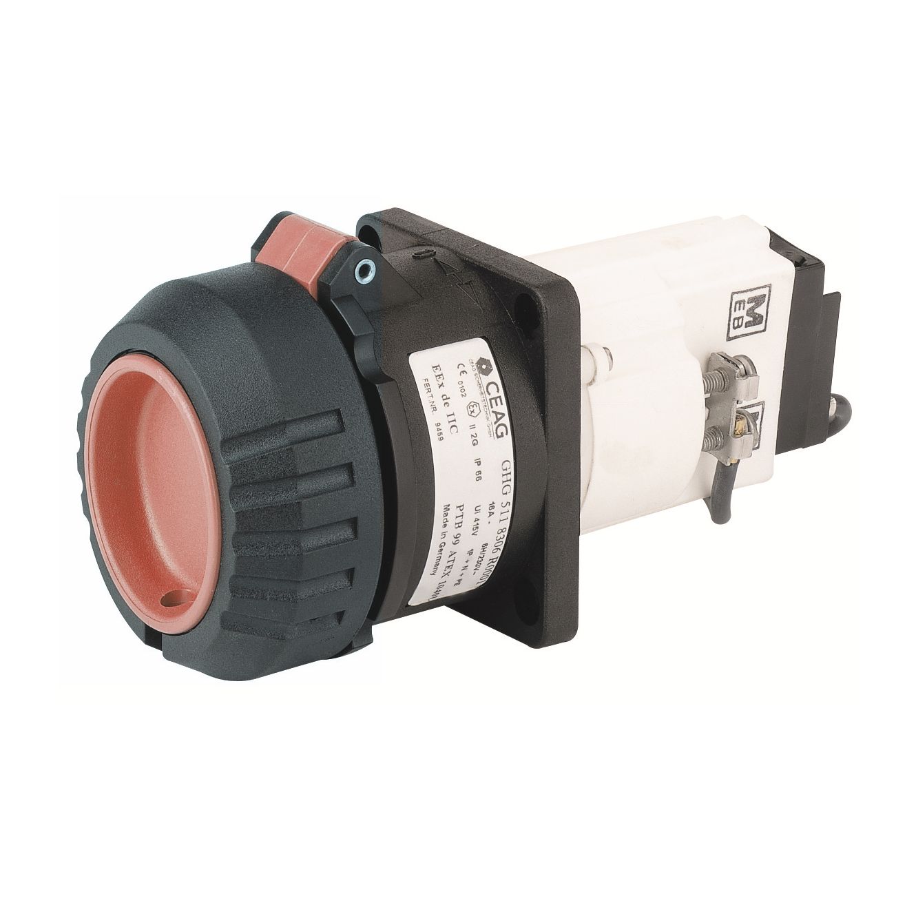 Ex-Panel mount socket 32A