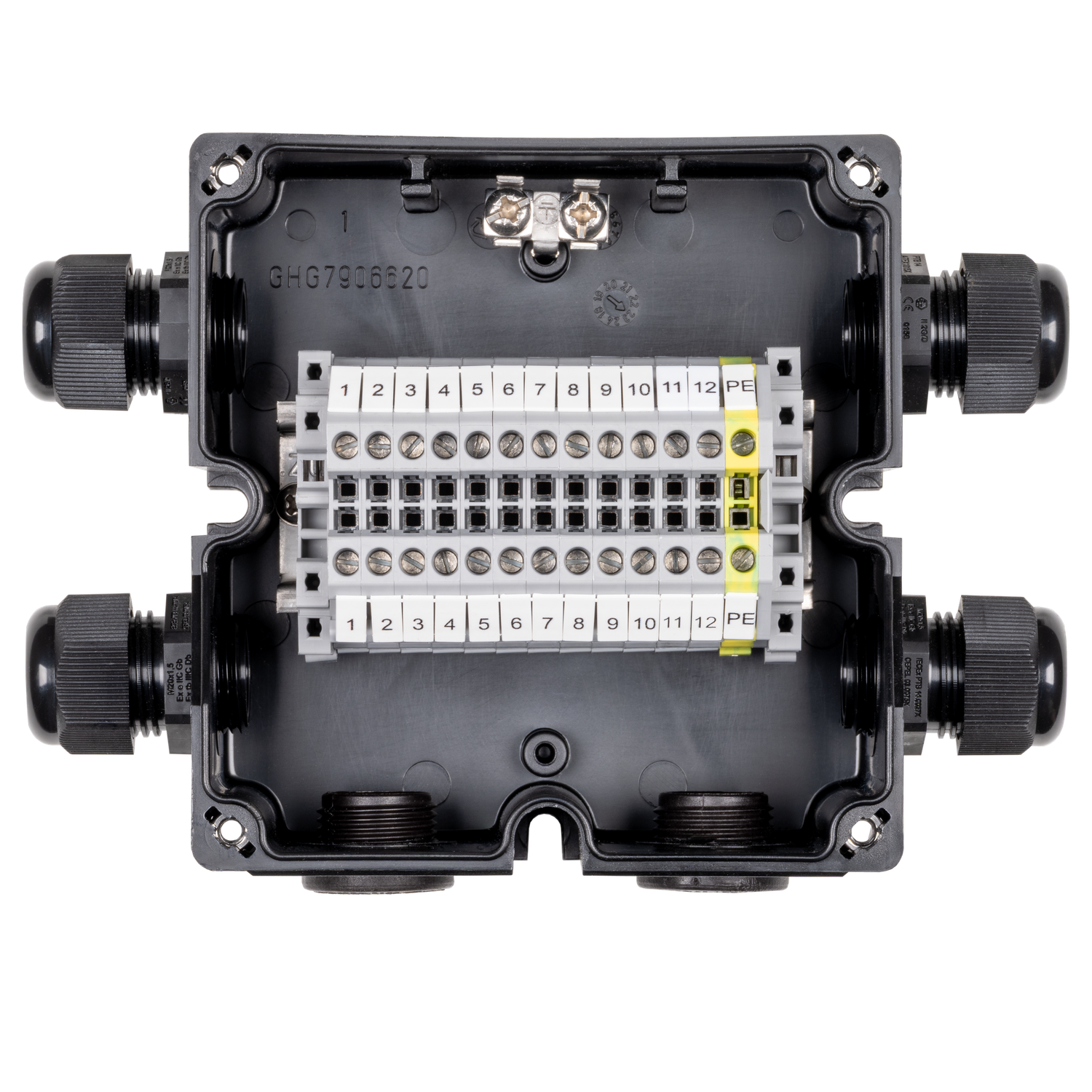Terminal box 791 02, 2xM20l, 2x20r