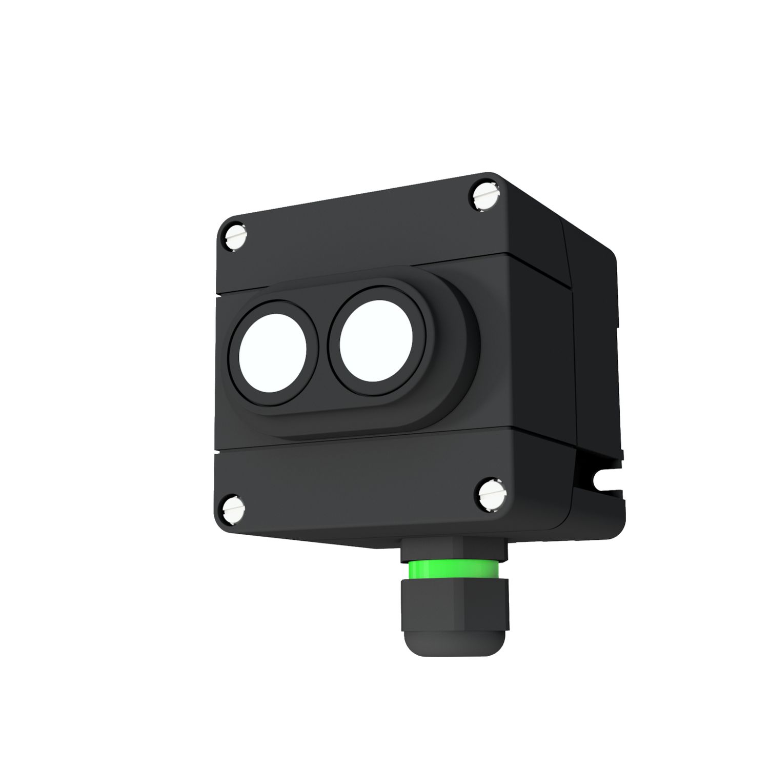 Control-Switch with 1x double pushbutton with 1x M25x1.5