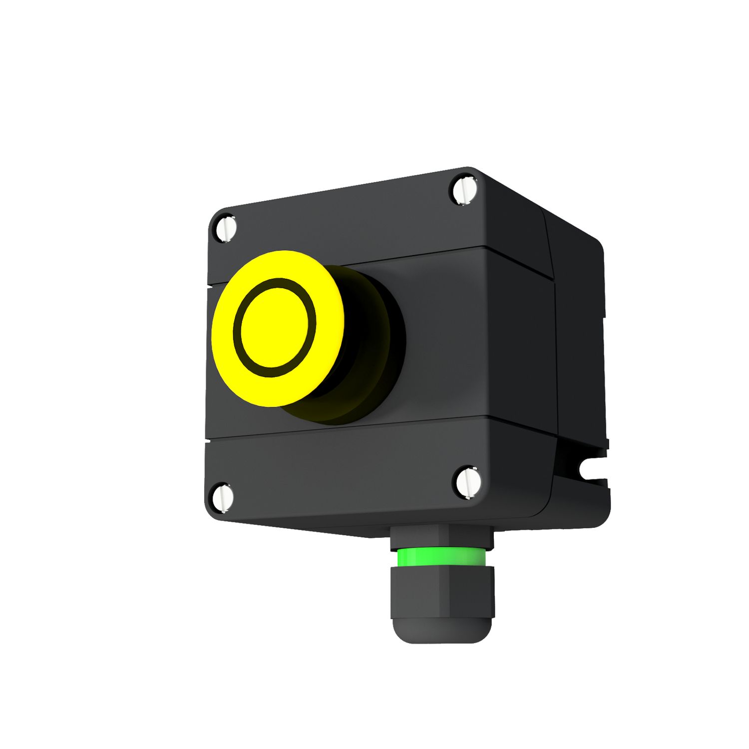 Control switch with 1x pushbutton with 1x M25x1.5