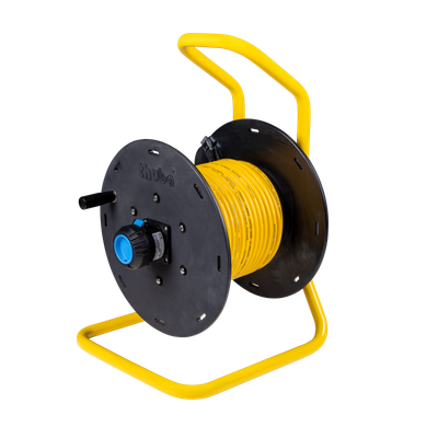 Cable reel CR17 with 1x flange socket 3-pole 16 A, 1x plug 3-pole 16 A