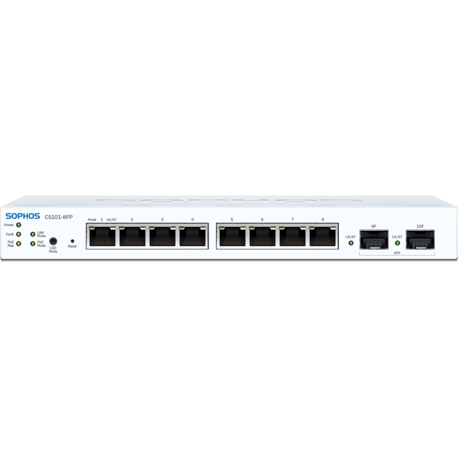 Sophos CS101-8FP Switch - 8 port with Full PoE - EU power cord