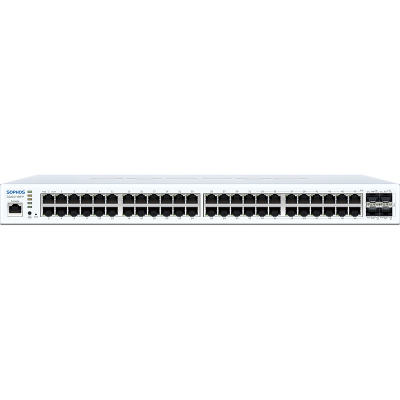 Sophos CS210-48FP Switch - 48 port (16x2.5G) with Full PoE - EU power cord