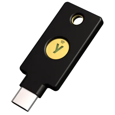 Security Key C NFC by Yubico Black Blister Pack