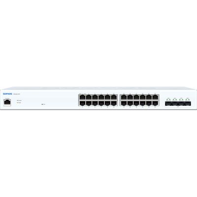 Sophos CS110-24FP Switch - 24 port with Full PoE - EU power cord - Front