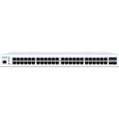 Sophos CS210-48FP Switch - 48 port (16x2.5G) with Full PoE - EU power cord - Front
