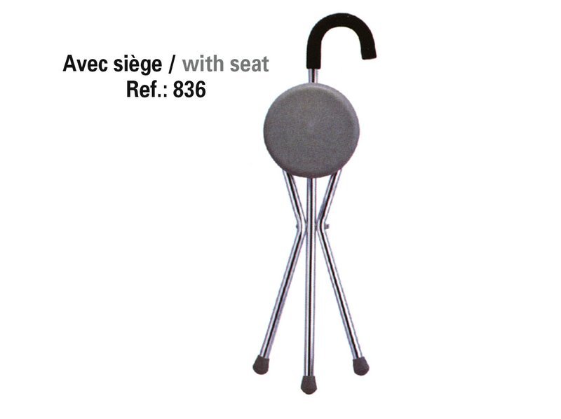 Canne avec siégé / Cane with seat