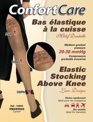 Bas Support Cuisse Compression Graduelle(20-30 mmHg)