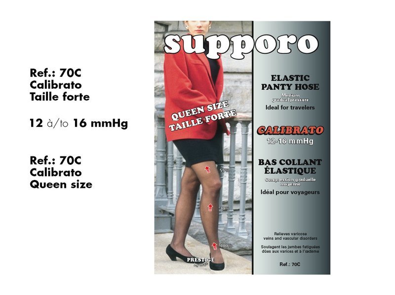 Queen Size  Support Panty Hose (12-16 mmHg)